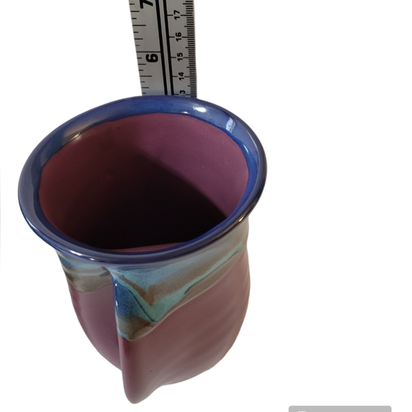 Neher Pottery Hand Warmer Left Handed Mug Set Of 2 - Picture 15 of 16